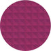 Square Machine Washable Transitional Deep Pink Rug in a Living Room, wshpat1052pur