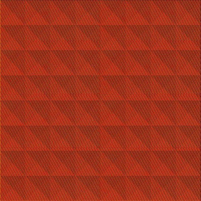 Round Patterned Scarlet Red Rug, pat1052yw