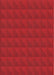 Patterned Red Novelty Rug, pat1052