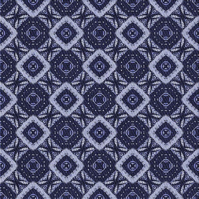 Round Patterned Light Purple Blue Rug, pat1053blu