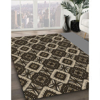 Patterned Brown Rug, pat1053brn