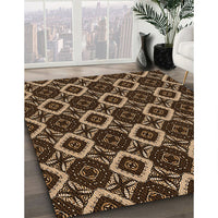 Patterned Peru Brown Rug, pat1053org