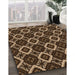 Machine Washable Transitional Peru Brown Rug in a Family Room, wshpat1053org