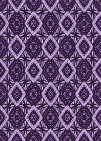 Machine Washable Transitional Lilac Purple Rug, wshpat1053pur