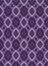 Machine Washable Transitional Lilac Purple Rug, wshpat1053pur