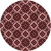 Square Machine Washable Transitional Red Rug in a Living Room, wshpat1053rd