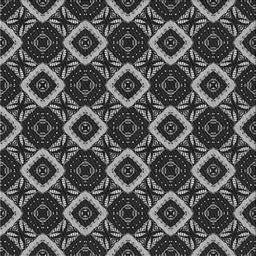 Square Patterned Dark Gray Novelty Rug, pat1053