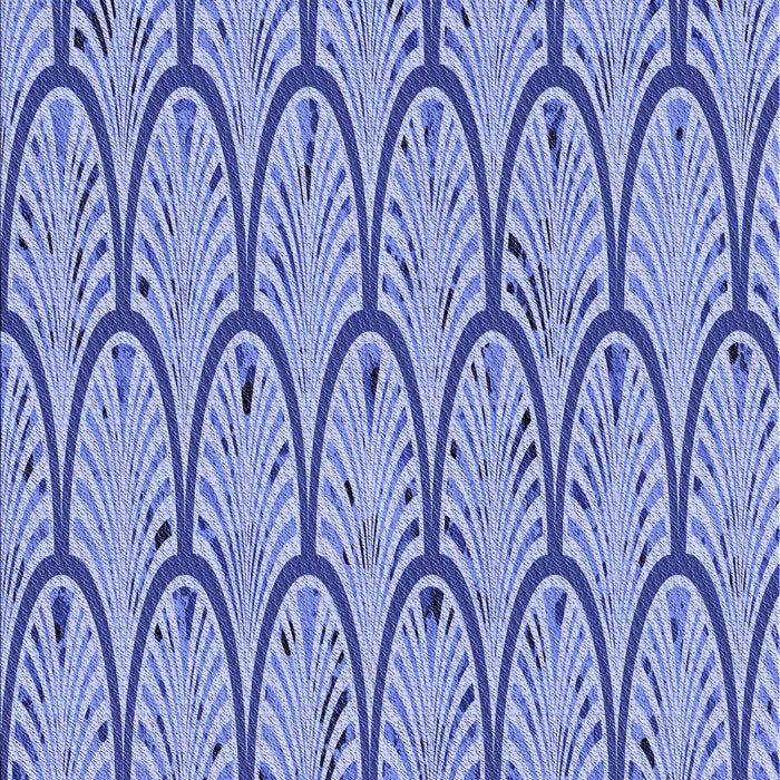 Patterned Jeans Blue Rug, pat1054blu