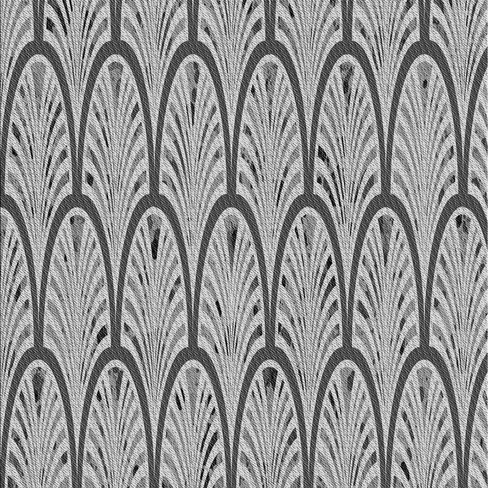 Patterned Ash Gray Rug, pat1054gry