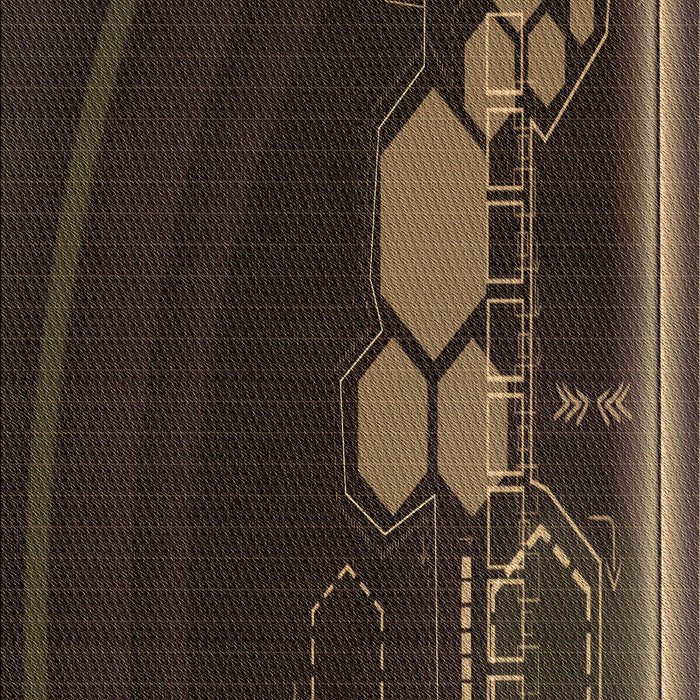 Patterned Red Brown Rug, pat1056brn