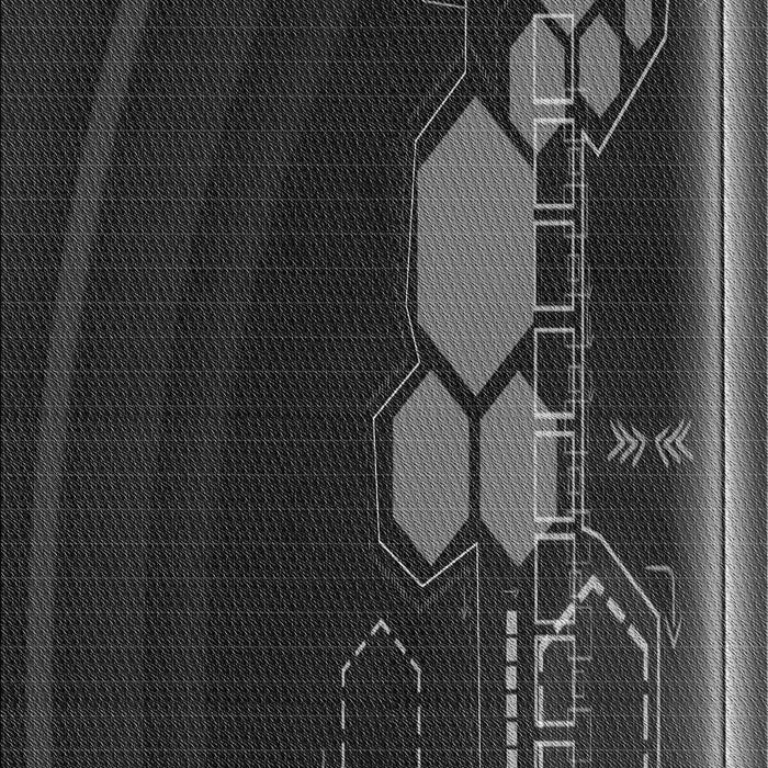 Patterned Ash Gray Rug, pat1056gry