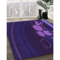 Patterned Purple Rug, pat1056pur