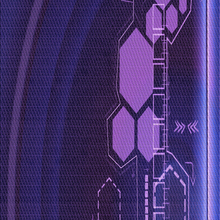 Patterned Purple Rug, pat1056pur