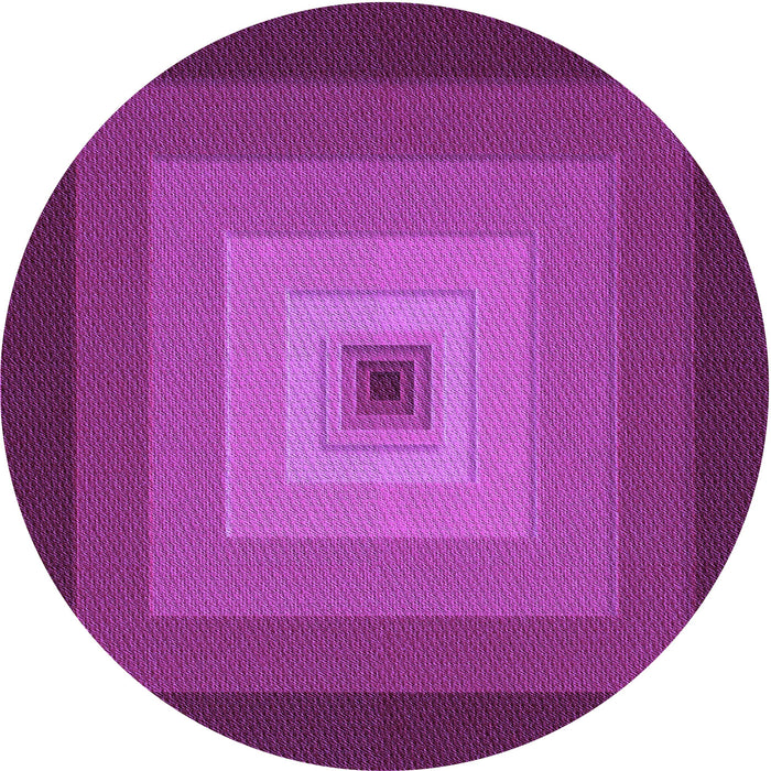 Square Machine Washable Transitional Medium Violet Red Pink Rug in a Living Room, wshpat1057pur