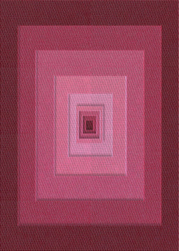 Machine Washable Transitional Dark Pink Rug, wshpat1057