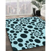 Machine Washable Transitional Blue Rug in a Family Room, wshpat1058lblu