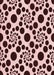 Machine Washable Transitional Deep Rose Pink Rug, wshpat1058rd