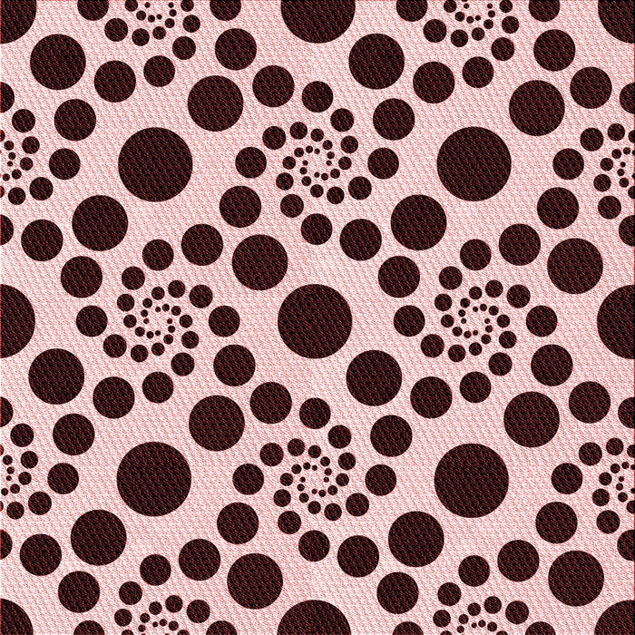 Round Machine Washable Transitional Deep Rose Pink Rug, wshpat1058rd