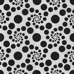 Square Patterned Charcoal Black Novelty Rug, pat1058