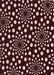 Patterned Chocolate Brown Rug, pat1059rd