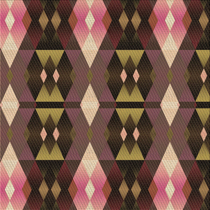 Round Patterned Bakers Brown Rug, pat106brn