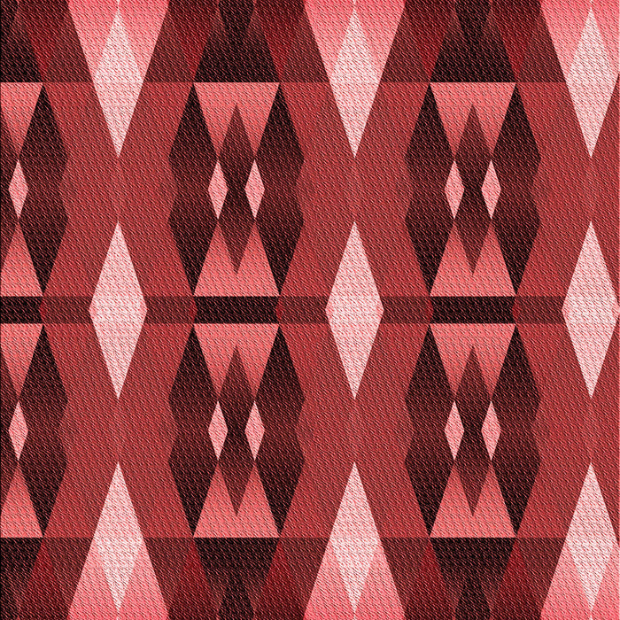 Patterned Cranberry Red Rug, pat106rd