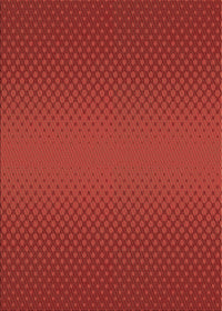 Machine Washable Transitional Red Rug, wshpat1060brn