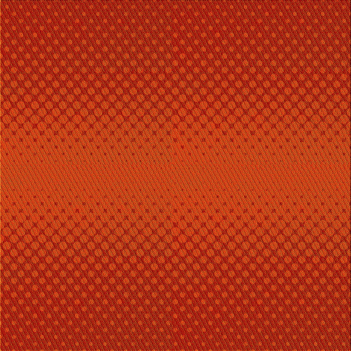 Round Patterned Scarlet Red Rug, pat1060yw