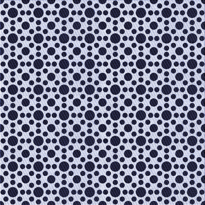 Round Machine Washable Transitional Midnight Blue Rug, wshpat1061blu