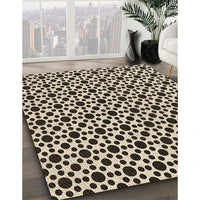 Patterned Milk Chocolate Brown Rug, pat1061brn