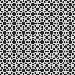 Square Patterned Charcoal Black Novelty Rug, pat1061