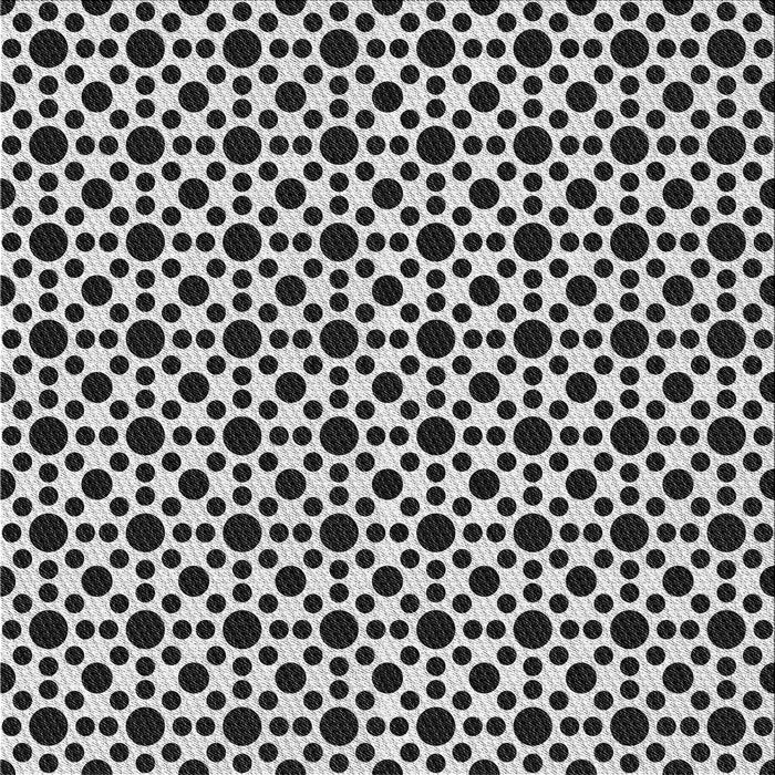 Square Patterned Charcoal Black Novelty Rug, pat1061