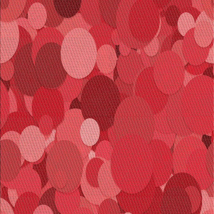 Machine Washable Transitional Red Rug, wshpat1062rd