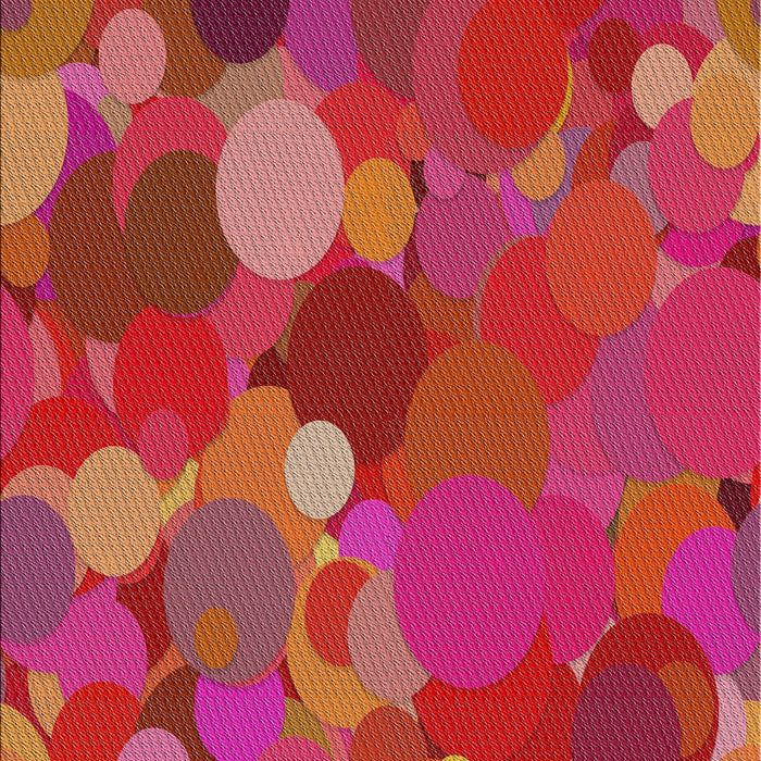 Patterned Red Novelty Rug, pat1062