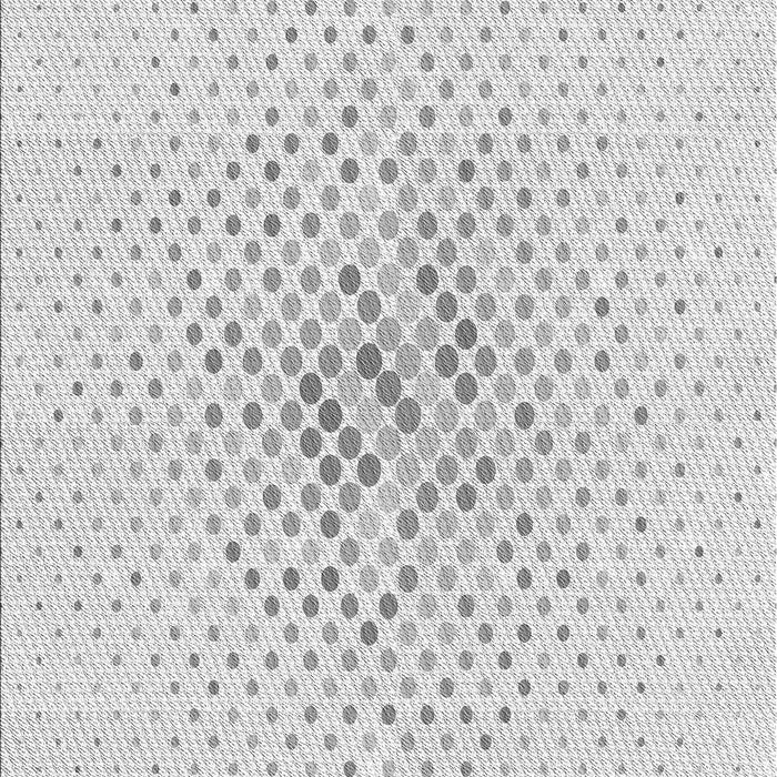 Patterned Platinum Gray Rug, pat1063gry