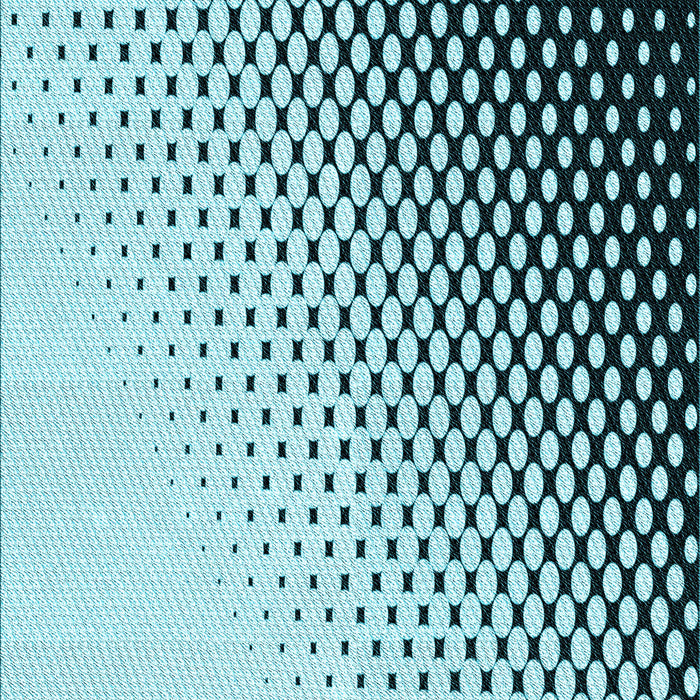 Patterned Electric Blue Rug, pat1064lblu