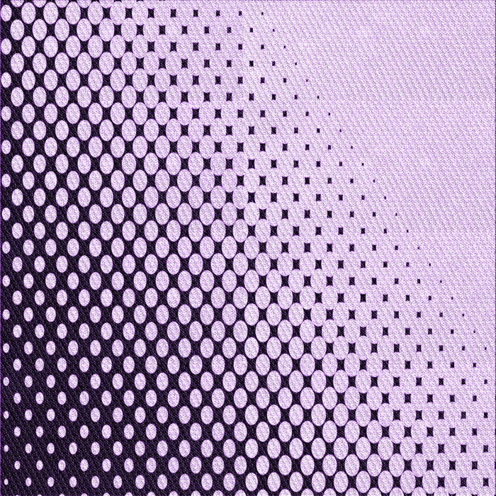 Round Patterned Bright Grape Purple Rug, pat1064pur