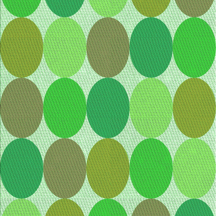 Patterned Emerald Green Rug, pat1065grn