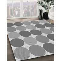 Patterned Cloud Gray Rug, pat1065gry