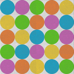 Square Patterned Tulip Pink Novelty Rug, pat1065