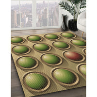 Patterned Brown Rug, pat1066brn