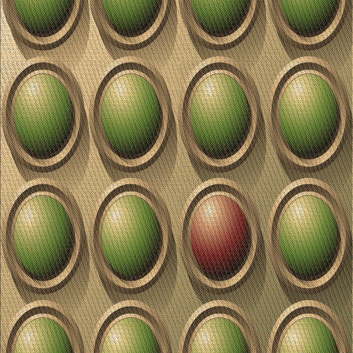 Patterned Brown Rug, pat1066brn