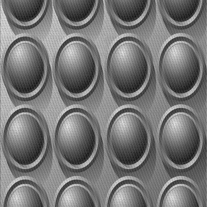 Machine Washable Transitional Dark Gray Rug, wshpat1066gry