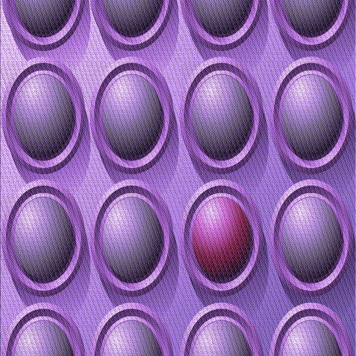 Machine Washable Transitional Purple Rug, wshpat1066pur