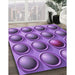 Machine Washable Transitional Purple Rug in a Family Room, wshpat1066pur