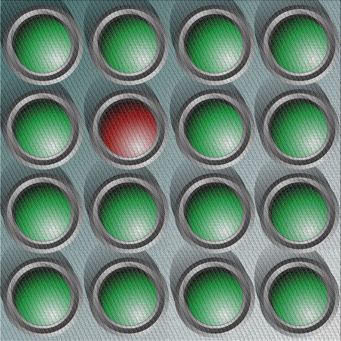 Square Patterned Light Black Novelty Rug, pat1066