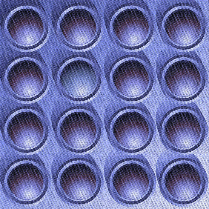 Round Machine Washable Transitional Sky Blue Rug, wshpat1067blu