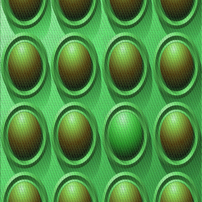 Patterned Neon Green Rug, pat1067grn