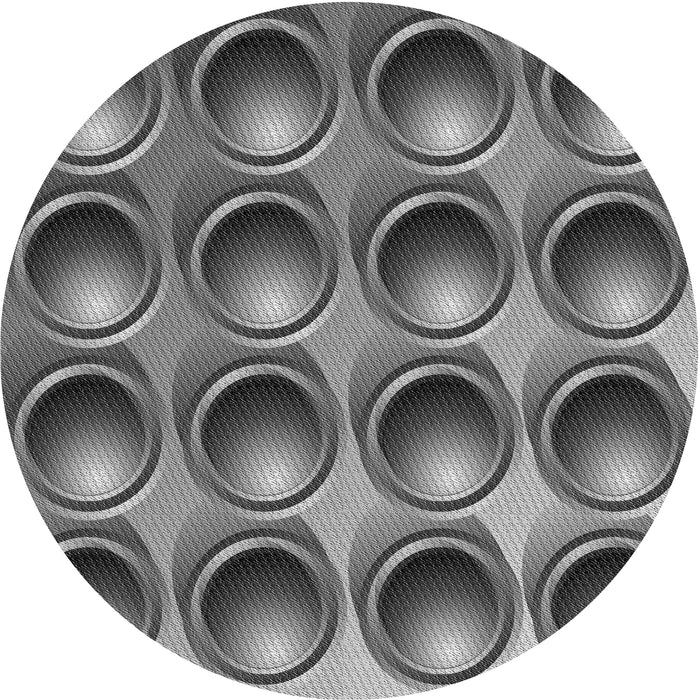 Square Machine Washable Transitional Black Rug in a Living Room, wshpat1067gry