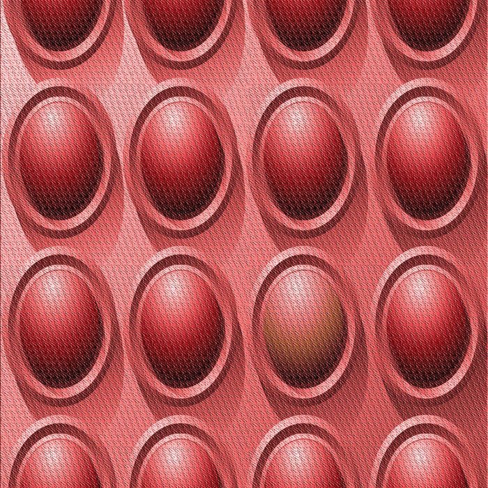 Patterned Red Rug, pat1067rd